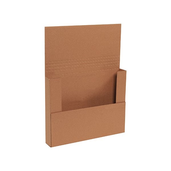 Bsc Preferred 14-1/4 x 11-1/4 x 2'' Kraft Easy-Fold Mailers, 50PK BUY00014598 - main